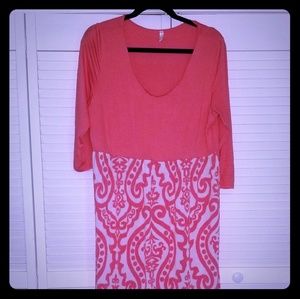 Pink Blush plus size dress